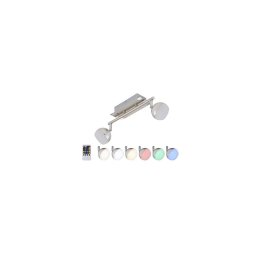 Briloner 2040-022 - Spot LED RGB dimabil 2xLED/3,3W/230V cu DO