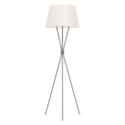 Lampadar living Feiss Penny by Ellen DeGeneres, 1xE27, nichel, H:139,7 cm, L:47 cm, FE-PENNY-FL-PN