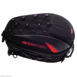 Geantă Moto pentru Șa BAGSTER SPIDER · Negru / Roșu