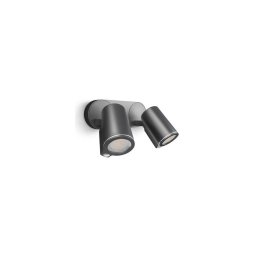 Steinel 058647 - Lampă exterior cu senzor SPOT DUO 2xGU10/7,5W/230V IP44