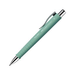 Pix cu mecanism si grip Faber Castell Poly Ball vernil menta FC241165