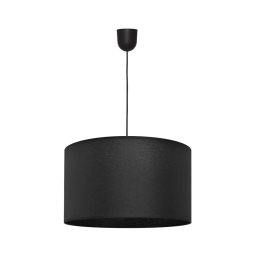 Lustră pe cablu ALBA 1xE27/15W/230V d. 45 cm neagră