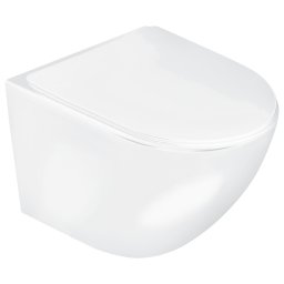 Vas WC suspendat alb cu capac soft close Duroplast