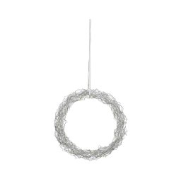 Decorațiune LED de Crăciun Markslöjd 703442 JULLE 30xLED/0,03W/4,5V argintiu