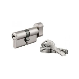 Cilindru usa / butuc usa cu buton 30 x 30 mm