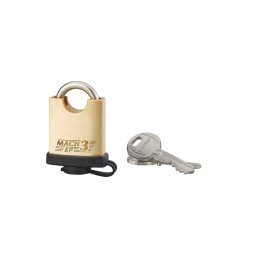 Lacat de exterior Mach 3, 40 mm, 2 chei, cu bumper