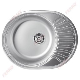 Chiuveta inox cu o cuva si storcator 45x58 cm, anticalcar montaj pe blat