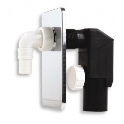 Sifon ingropat pentru masina spalat D.40, cu placa cromata