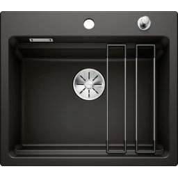 Chiuveta ceramica PuraPlus Blanco ETAGON 6 cu excentric
