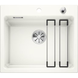 Chiuveta ceramica PuraPlus Blanco ETAGON 6 cu excentric