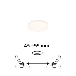 Paulmann 92387 - LED/4,5W IP44 Lampă încastată baie VARIFIT 230V
