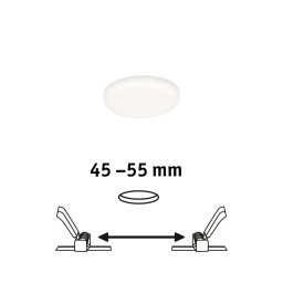 Paulmann 92390 - LED/4,5W IP44 Lampă încastrată baie VARIFIT 230V