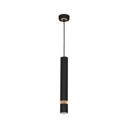 Lustră pe cablu JOKER BLACK WOOD 1xGU10/8W/230V