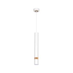 Lustră pe cablu JOKER WHITE WOOD 1xGU10/8W/230V