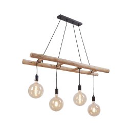 Leuchten Direkt 15025-18 - Lustră pe cablu EDGAR 4xE27/60W/230V