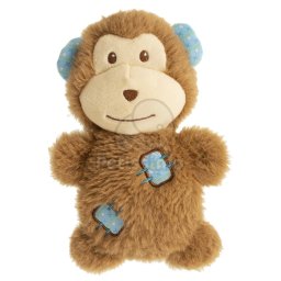 Jucărie câini din pluș GimDog Monkiss, maimuță 19 cm