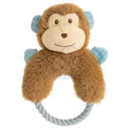 Jucărie câini din pluș GimDog Monkiss, maimuță 21 cm