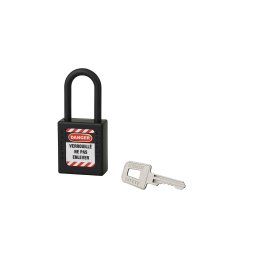Lacat siguranta industriala, 40 mm, negru