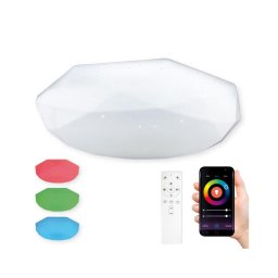 Plafonieră LED RGB dimabilă Top Light Sparkle 40 SMART LED/30W/230V Tuya + telecomandă