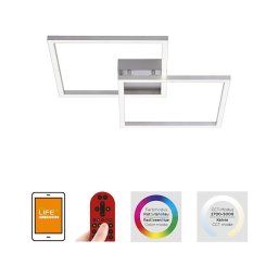 Leuchten Direkt 16429-55 - LED RGB Lampă dimmabilă 2xLED/12,5W/230V + Telecomandă