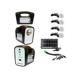 Sistem Iluminare LED cu Incarcare Solara, 4 Becuri LED si Lampa Portabila GDLite-3