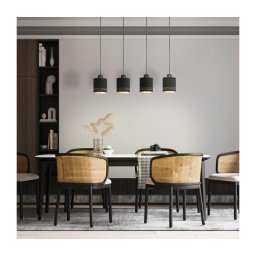 Eglo 99275 - Lustră pe cablu ESTEPERRA 4xE27/28W/230V