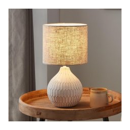 Eglo 99332 - Lampă de masă BELLARIVA 1xE27/40W/230V
