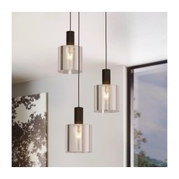 Eglo 98754 - Lustră pe cablu GOROSIBA 3xE27/40W/230V