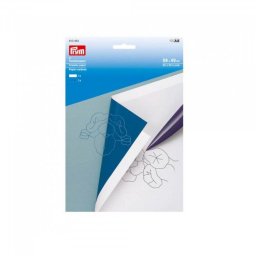 Hartie transfer pentru croit, cusut, brodat, alb/albastru, Prym, 2 coli 58x57 cm, Prym, 610464