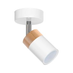 Spot JOKER WHITE WOOD 1xGU10/8W/230V