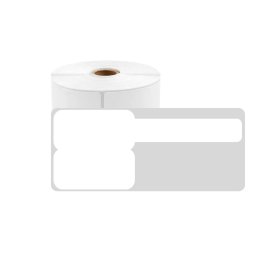 Etichete stegulet pentru cabluri 30 45 + 50 mm albe PP, compatibile AIMO si Phomemo M110 M200 M220
