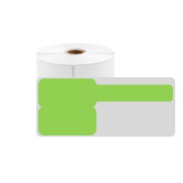 Etichete stegulet cabluri 30 x 45 + 50 mm verzi PP pentru imprimante AIMO si Phomemo M110 M200 M220