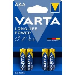 Varta Long Life Power , AAA , R3 , 4 Baterii / Set