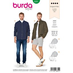 Tipar Burda jachete barbati 6351