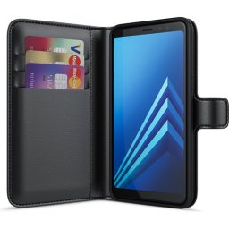 Husa Samsung A8 2018 a530 Flip BeHello Negru