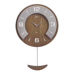 Ceas de perete cu pendul Adler 21179-0 stejar 53x34cm