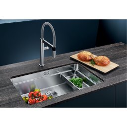 Chiuveta inox Blanco ETAGON 700-U InFino fara excentric montaj sub blat