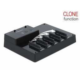 Docking station USB 3.0 la 5 x SSD/HDD SATA cu functie de clona, Delock 64098