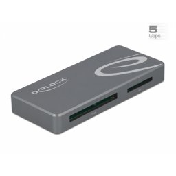 Cititor de carduri USB-C pentru CFast / SD + HUB, Delock 91754