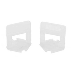 Set cleme pentru nivelare gresie si faianta Wert 2749-100, 1 mm, 200 buc