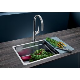 Chiuveta inox Blanco ETAGON 700 IF InFino fara excentric montaj pe blat