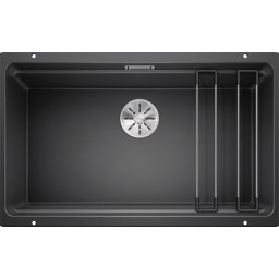 Chiuveta granit Blanco ETAGON 700-U InFino fara excentric montaj sub blat