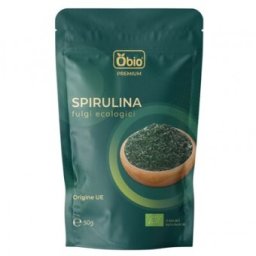Spirulina fulgi raw eco 50g, origine Europa