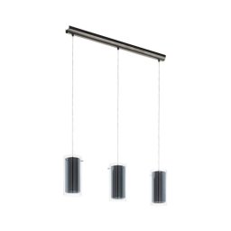 Eglo 99286 - Pendul suspendat pe cablu PINTO TEXTIL, 3xE27/16W/230V