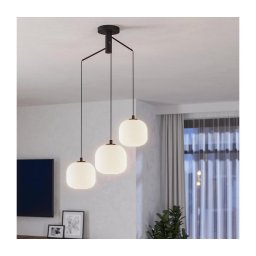 Eglo 99368 - Lustră pe cablu MANTUNALLE 3xE27/40W/230V