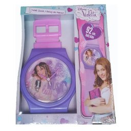 Ceas de perete cu bratara Disney Violetta WD40065