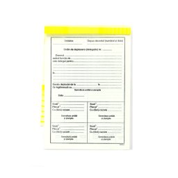Ordin de deplasare, format A5, orientare portret,100 file