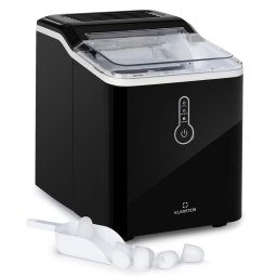 Klarstein Chillout, aparat pentru gheață, bucăți rotunde de gheață, 12 kg / 24 ore, rezervor de apă: 1,5 l, negru (TK49-ChillOut-BK)