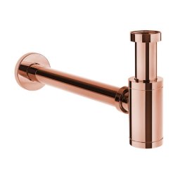 Sifon scurgere pentru lavoar, rose gold, Laveo CKS 861D