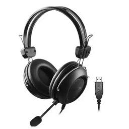 Casti gaming cu microfon A4TECH HU-35, Black